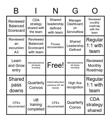 MGR All Hands Bingo Card