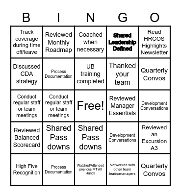 MGR All Hands Bingo Card