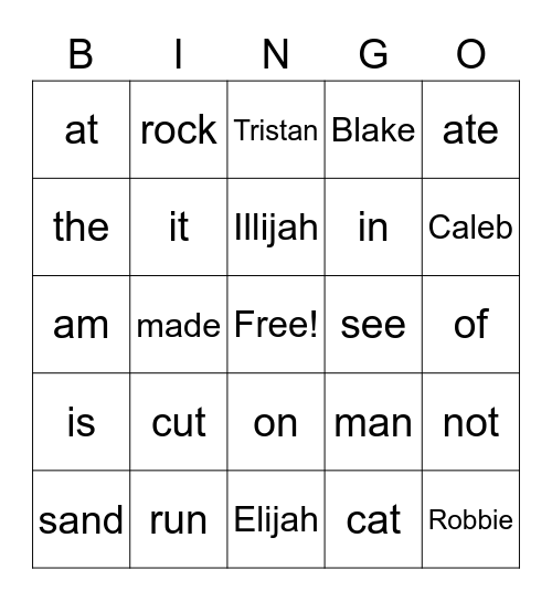 Empower Bingo Card