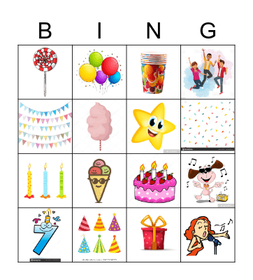 Feest Bingo Card