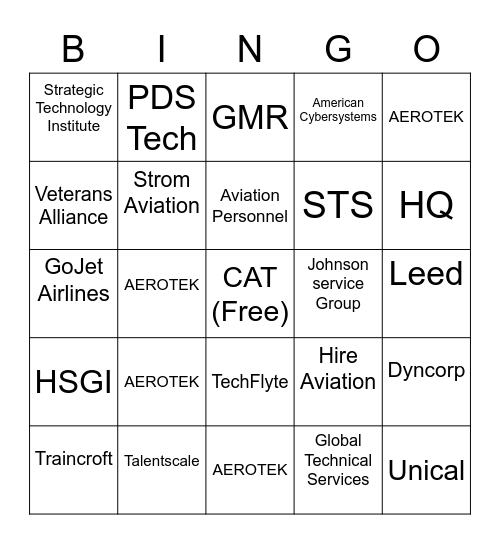 New Resumes Bingo Card