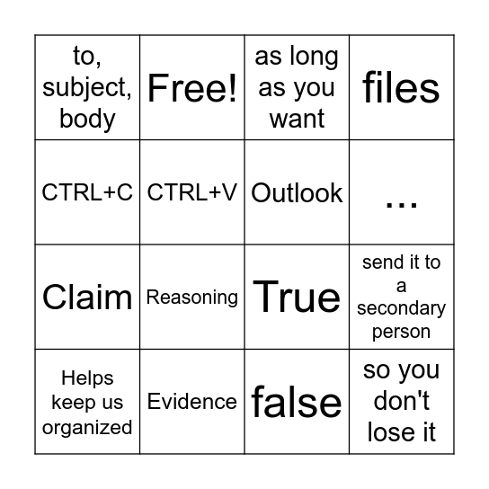 Tech week Bingo Card