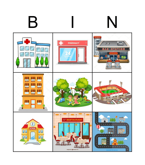 Neighbourhood Bingo Card