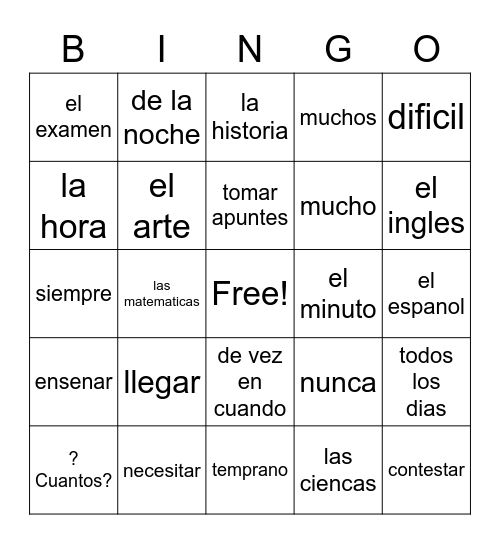 The Best Bingo Board AHHHHH!!! Bingo Card