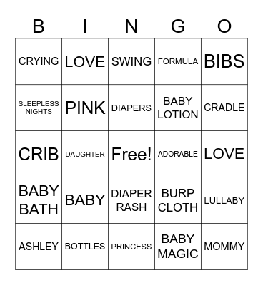 WELCOME EVERLY! Bingo Card