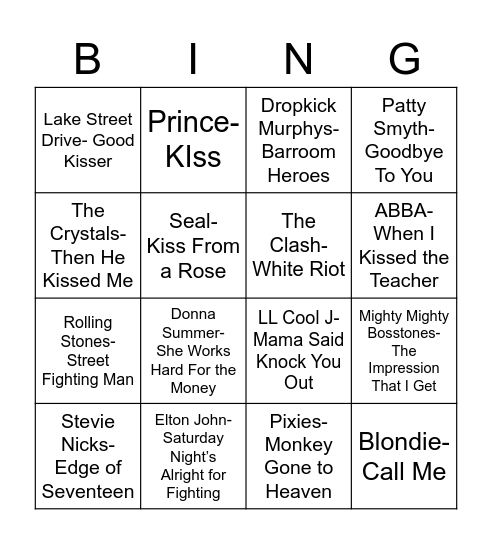 Total-Quiz.com Presents: Radio Bingo Coverall Bingo Card