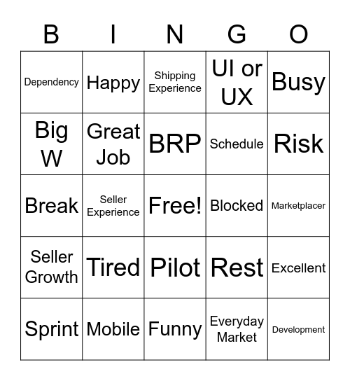 EDM Bingo Card
