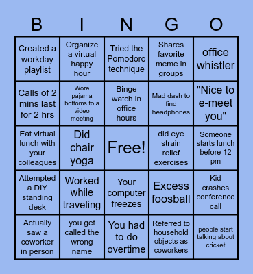 A2R BINGO Card