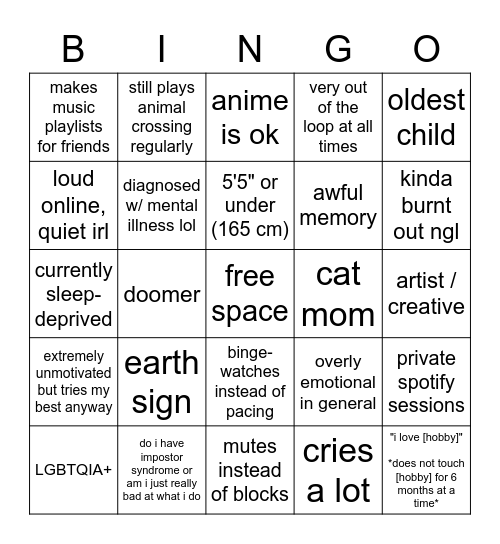 online bingo Card