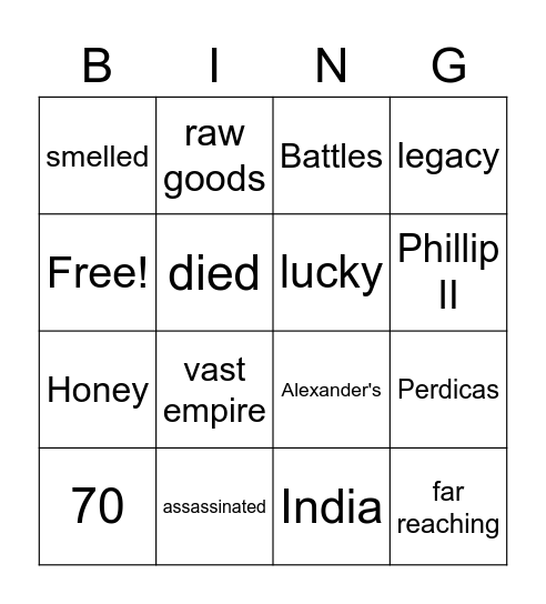 Ms.dC's 6G- SuperMothers Bingo Card