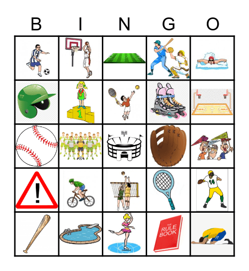 Los deportes Bingo Card