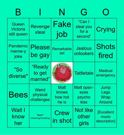 Manmeat Week Three Bingo Card