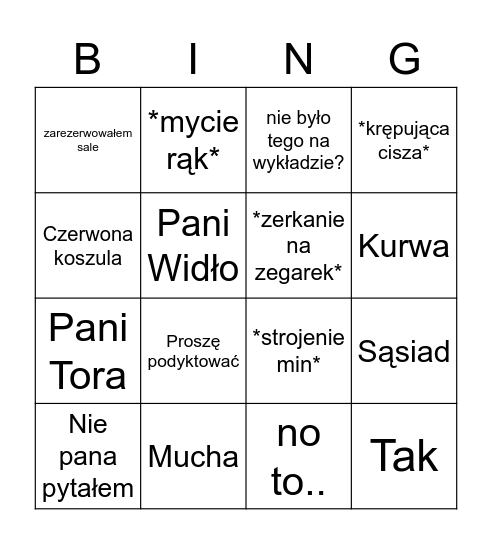 Bingooo Bingo Card