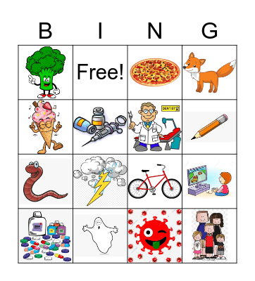 Second Grade Bingo Card