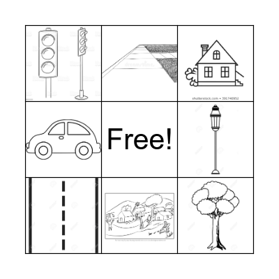 Street vocab bingo! Bingo Card