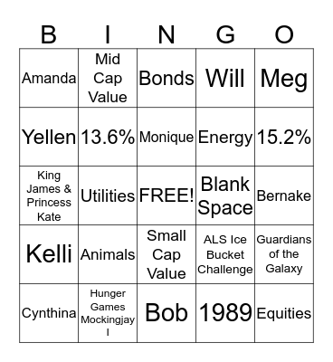 CSS Celebration Bingo Card