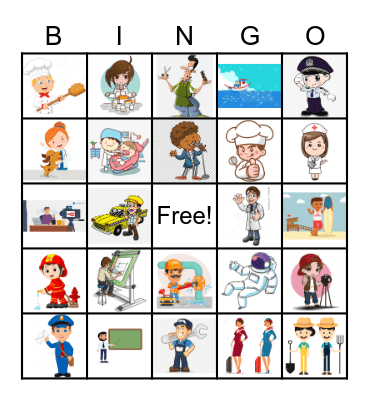 Job Bingo Card