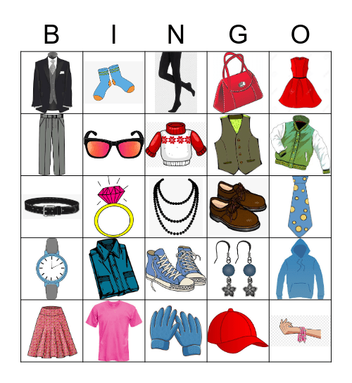 Fare Shopping Bingo Card