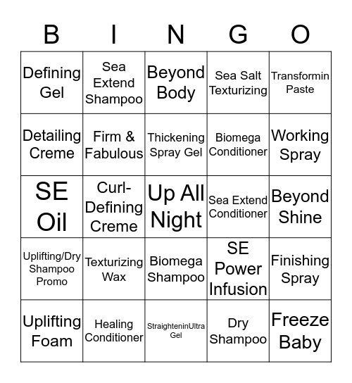 aquage/BIOMEGA Bingo Card