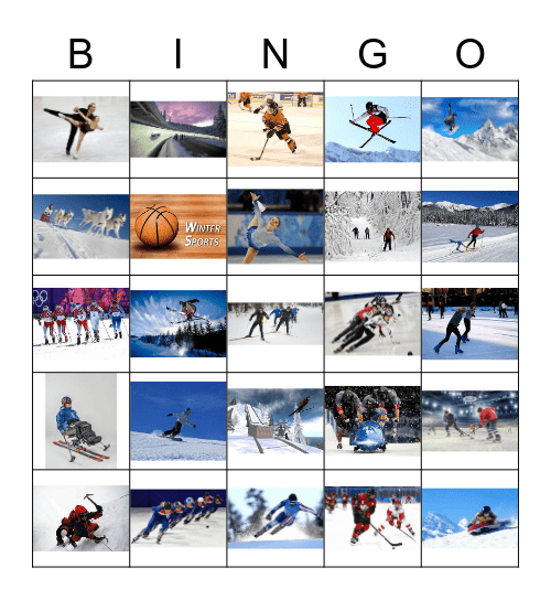 Winter Bingo Card