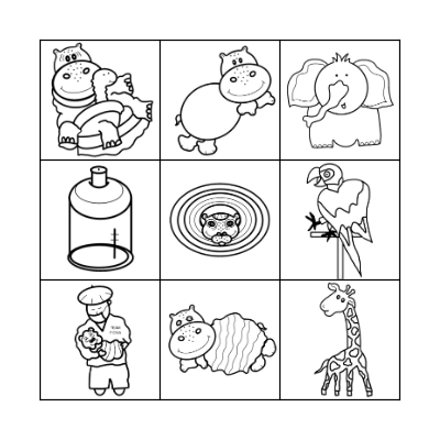 FIONA AND FRIENDS Bingo Card