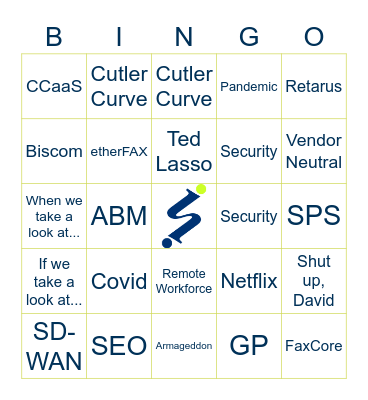 IIS All Company Meeting | 2021 Bingo Card