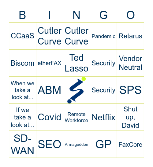 IIS All Company Meeting | 2021 Bingo Card