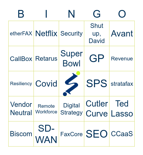 IIS All Company Meeting | 2021 Bingo Card