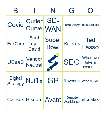 IIS All Company Meeting | 2021 Bingo Card