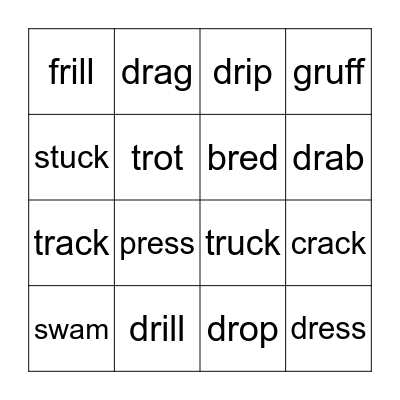 Bingo blends Bingo Card