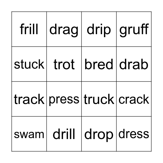 Bingo blends Bingo Card