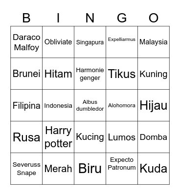 Bingo with pataya Bingo Card