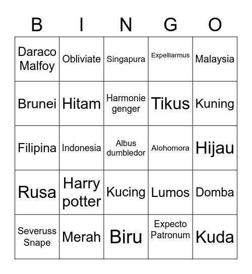 Bingo with pataya Bingo Card