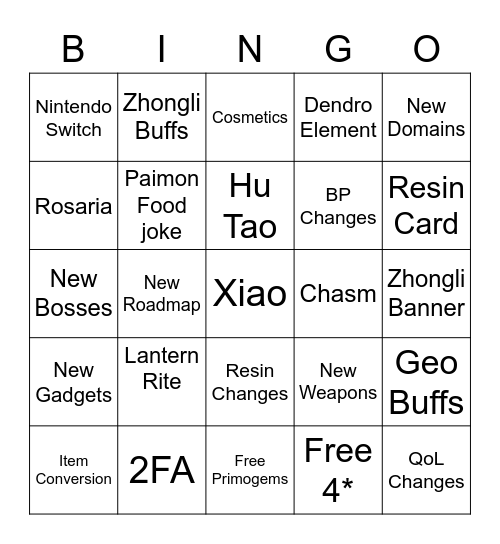 Bullshit Bingo 1.3 GI Bingo Card