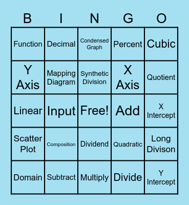 Ch 4 Bingo Card