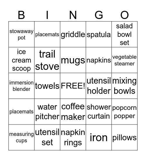 J & V   March 20, 2015 Bingo Card