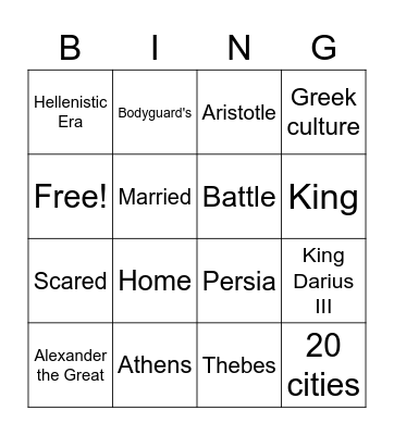 Ms. dC's 6B - Untitled Bingo Card