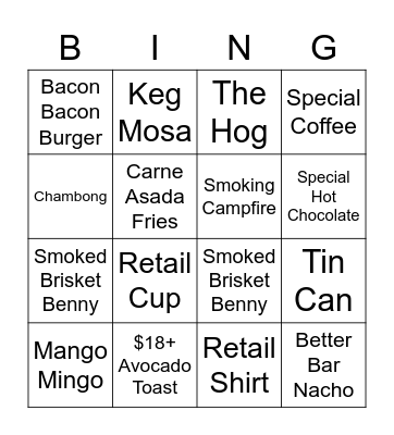 Louis V Bingo Card