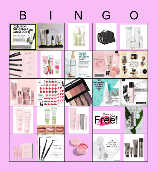 MARY KAY Bingo Card