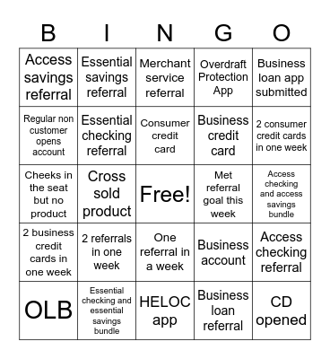 NMC Q1 BINGO Card