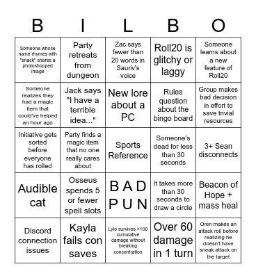 Big Banana Extravaganza Bingo Card