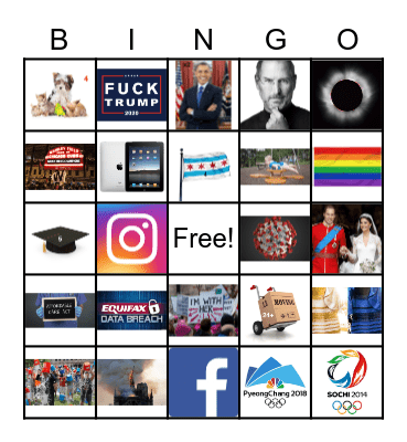 Birthday Bingo Card