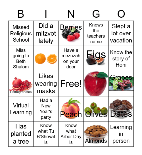 Bingo Icebreaker Bingo Card