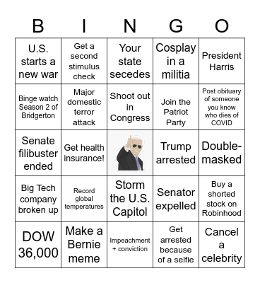 2021 BINGO Card
