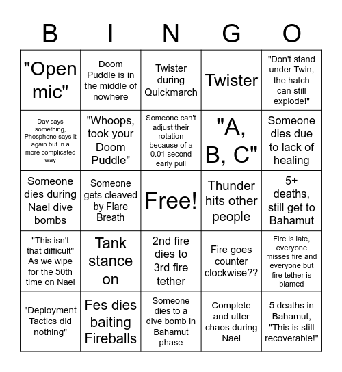 UCOB Prog Bingo Card