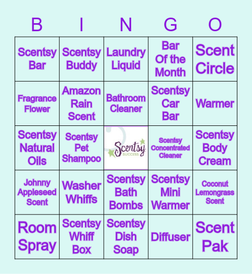🌸 Scentsy🌸 Bingo Card