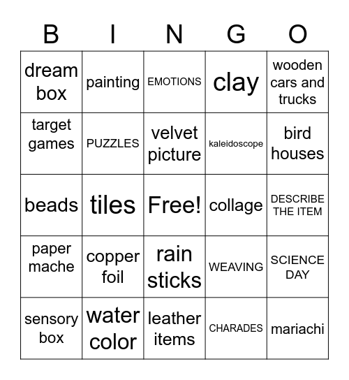 Let's have fun while improving  work skills Bingo Card
