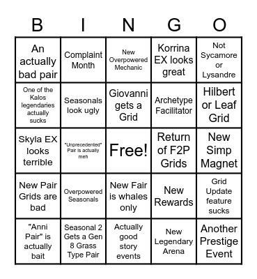 Datamine Bingo (February 2021) Bingo Card