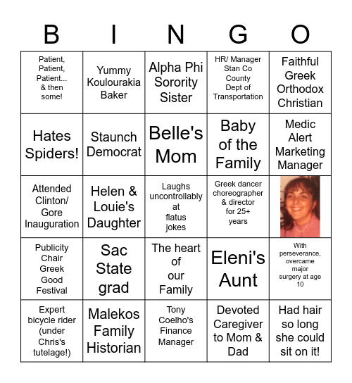 CHEERS TO CINDY'S 60 YEARS! Bingo Card