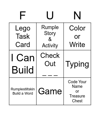 4th & 5th Grade Bingo Card